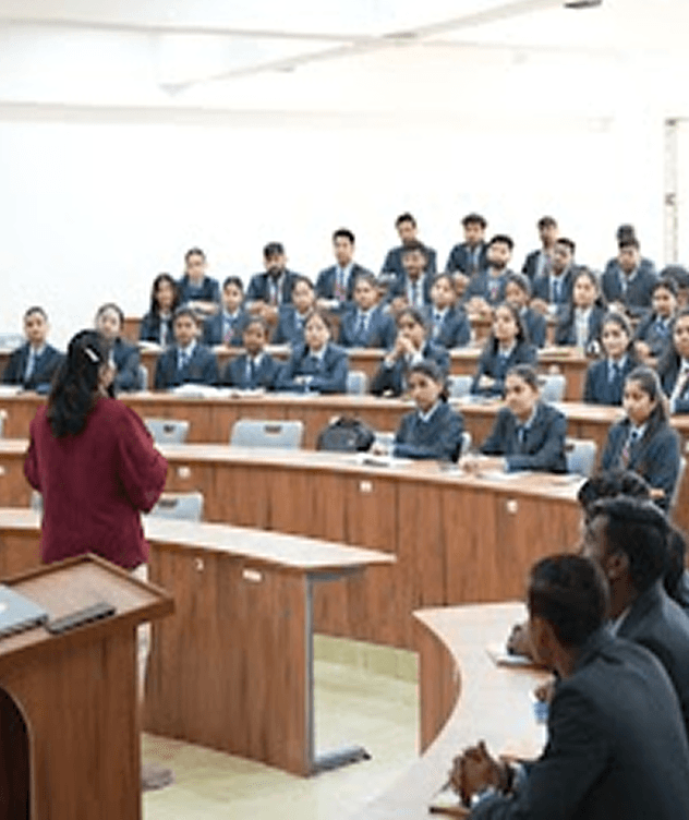 A smart classroom at Sanjivani University